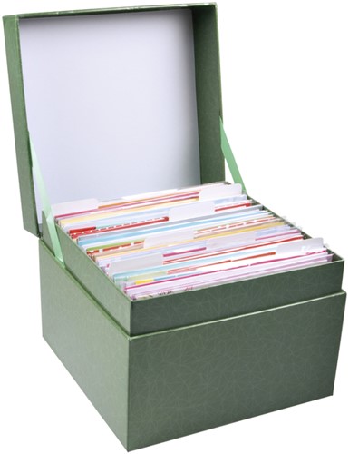 Wenskaartenbox Paperclip met inhoud ds/75