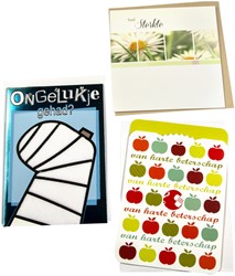 Wenskaart navulset Paperclip beterschap/sterkte pk/12