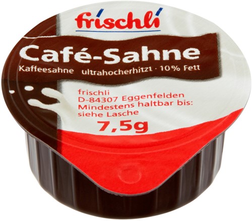 Koffiemelk Frischli halfvolle melk 7,5 gram 240 cups