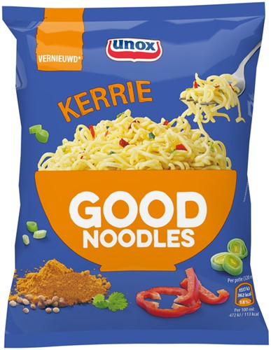 Unox good noodles kerrie ds/11 zakjes
