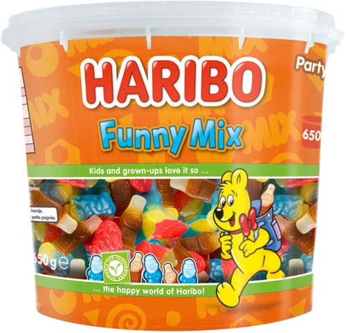 Fruitgom mix Haribo box/650gram