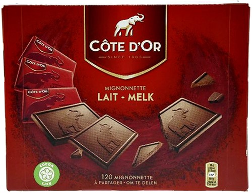 Chocolade Cote D'or 10gr Mignonnette Melk ds/120