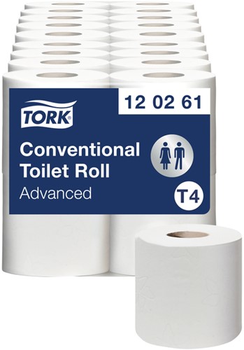 Toiletpapier Tork 2-laags Advanced XL wit 120261 pk/4