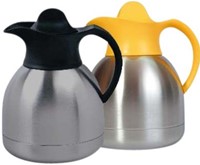Thermoskan koffie 1Ltr RVS zwarte dop-2