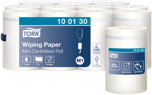 Poetsrol Tork M1 multirol 1-laag Advanced 100130 ds/11rol
