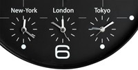 Wandklok Unilux On Time Ø30,5cm lichtgrijs-2