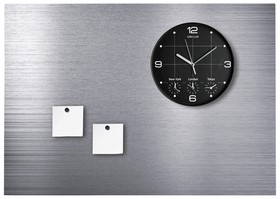 Wandklok Unilux On Time Ø30,5cm lichtgrijs-3