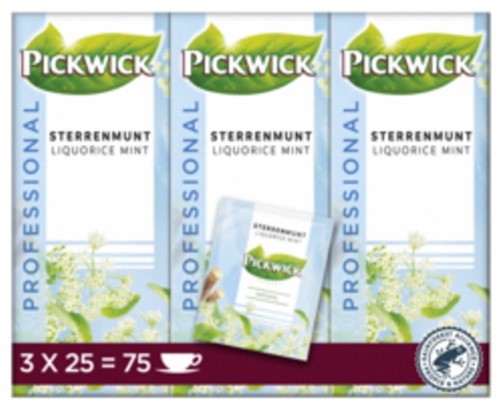 Thee Pickwick Sterrenmunt 25x2gr.