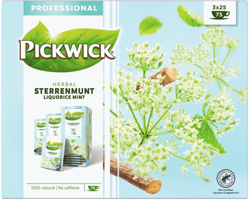 Thee Pickwick Sterrenmunt 25x2gr.