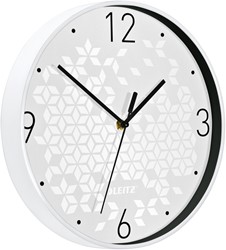 Wandklok Leitz WOW wit