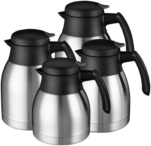 Thermoskan Bravilor RVS 1.5 liter dubbel wandig zwart-3