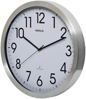 Wandklok Maul Move Ø 40cm wit/aluminium-2
