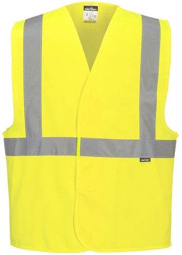 Veiligheidsvest Portwest C472 fluor geel