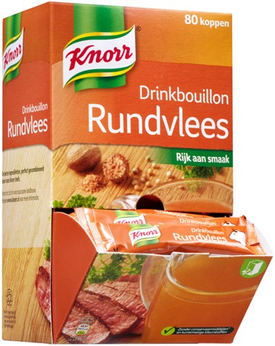 Knorr drinkbouillon rundvlees ds/80 zakjes-3