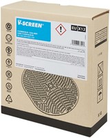 Urinoirmatje geurend Cool Mint transparant/lichtgrijs-2