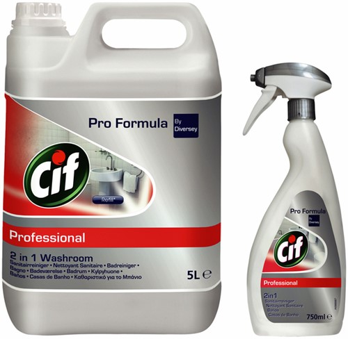 Sainitairreiniger Cif prof  2in1 5 liter-2