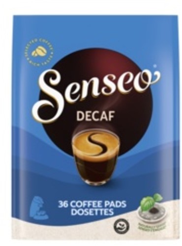 Koffiepads D.E. Senseo Decafe pk/36
