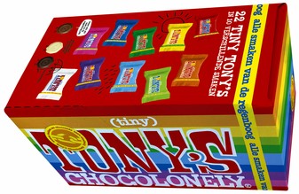 Chocolade Tiny Tony's Chocolonely 200gram mix