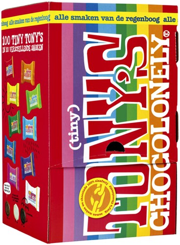 Chocolade Tiny Tony's Chocolonely 100 stuks mix-3