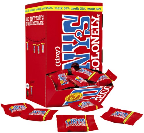 Chocolade Tiny Tony's Chocolonely 100 stuks melk