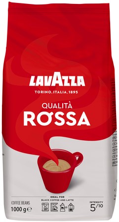 Koffie Lavazza bonen Qualita Rossa pak/1000 gram