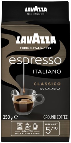 Koffie Lavazza gemalen Caffè Espresso pak/250 gram