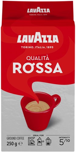 Koffie Lavazza gemalen Qualita Rossa pak/250 gram