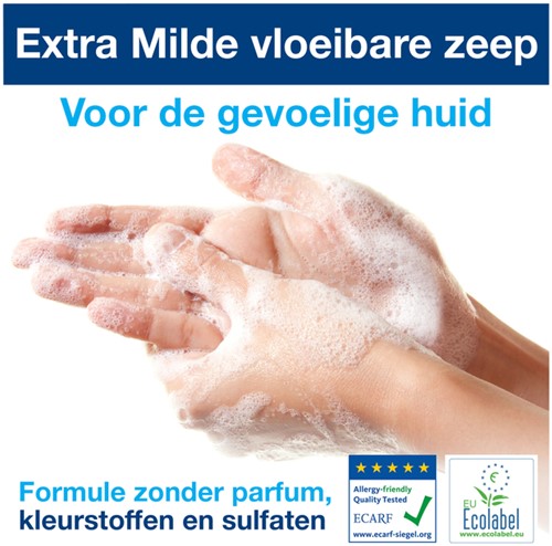 Handzeep Tork S1 extra mild ongeparfumeerd 1 liter 420701-2