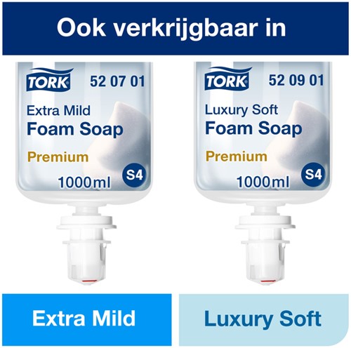 Handzeep Tork S4 schuimzeep navulfles 1Liter 520501-3