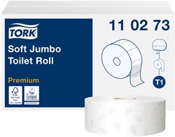 Toiletpapier Tork T1 2-laags wit premium 110273 ds/6