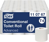 Toiletpapier Tork 2-laags wit advanced 110767 ds/64