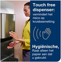 Handdoekdispenser Tork Matic H1 460001 sensor RVS-1