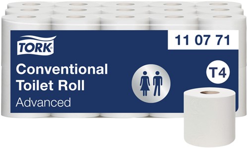 Toiletpapier Tork 2-laags wit advanced 110771 ds/30