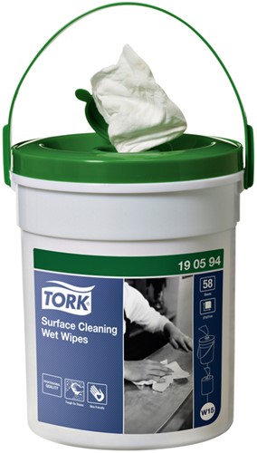 Reinigingsdoek Tork W14 Wet 58 vel 190594