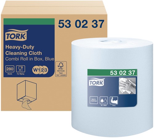 Reinigingsdoek Tork W1 Heavy Duty 280 vel 530237