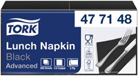 Servetten Tork 477148 2laags 33x33cm zwart 200st.