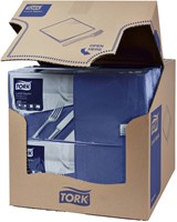 Servetten Tork 477215 2laags 33x33cm blauw 200st.-2