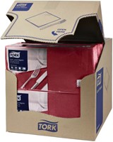 Servetten Tork 477213 2laags 33x33cm rood 200st.-2