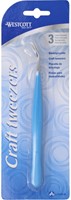 Pincet Westcott softgrip blauw-2