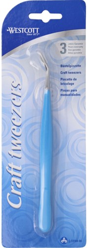 Pincet Westcott softgrip blauw-2