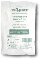 Snelverband gerold 6x8cm pk/10