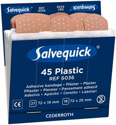 Pleisters navulling Salvequick plastic 6036 ds/6
