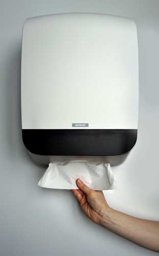 Dispenser Katrin 90168 vouwhanddoekken Maxi wit