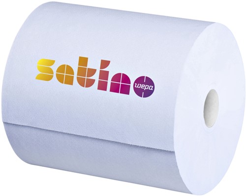Poetsrol Satino Comfort 2-laags 370m x25cm blauw ds2