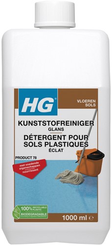 Vloerreiniger voor kunststof vloeren HG 1L