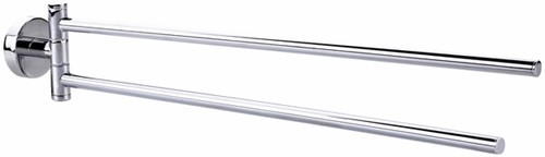 Handdoekhouder Tesa Smooz 40317  2 armen chroom