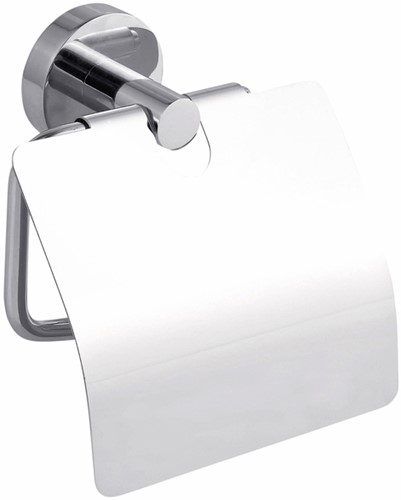 Toiletrolhouder Tesa Smooz 40315 met deksel chroom
