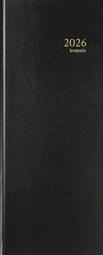Agenda 2025 Saturnus lang 1 dag / 1 pagina 12,8x33cm zwart