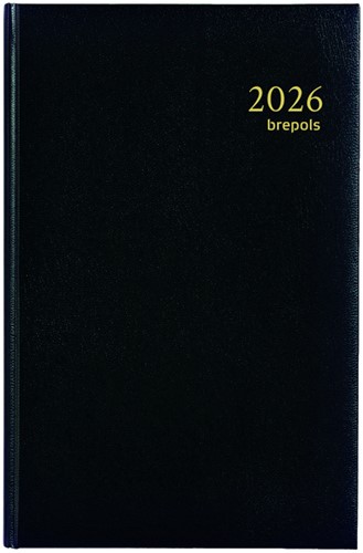 Agenda 2025 Saturnus kort 7 dagen / 2 pagina's 13,3x20,8cm zwart