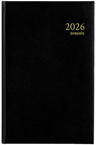 Agenda 2025 Saturnus kort 1 dag / 1 pagina 13,3x20,8cm zwart
